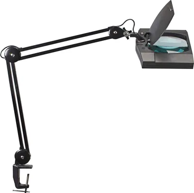 Produktbild von MAUL Lupenleuchte MAULvitrum LED 6.500 K Klemmfuß schwarz