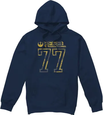 Produktbild von Star Wars - "Rebel 77" Kapuzenpullover für Herren TV4720 (S) (Marineblau)