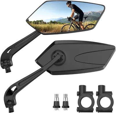 Produktbild von Fahrradspiegel – Set mit 2 Stück – Weitwinkel – 360 Grad schwenkbar
