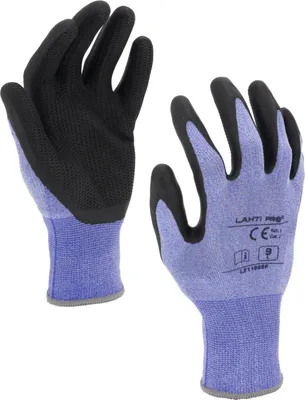 Obrázek produktu pro Latexhandschuhe Schwarz-Blau L211608P, Card, "8", Ce, Lahti