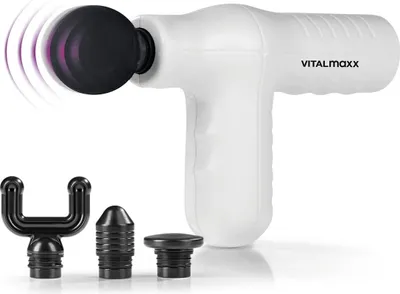 Produktbild von VITALmaxx Mini Massage Gun Smart Grip - Weiß