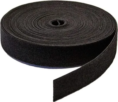 Produktbild von Allteq ALTQ-RKL-201, Kabelbinder mit Klettverschluss, Nylon, Schwarz, 3000 mm, 13 mm