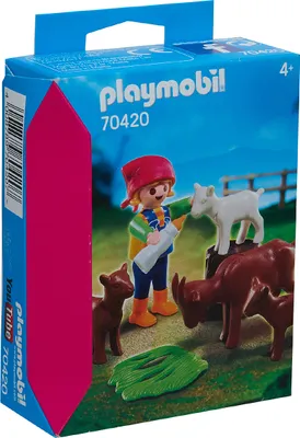 Produktbild von Einheitsgröße|PLAYMOBIL® Mädchen mit Ziegen 70420