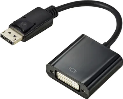 Obrázok produktu pre Renkforce RF-5771774, DisplayPort, DVI 24+5 pin, 0,15 m, Čierna