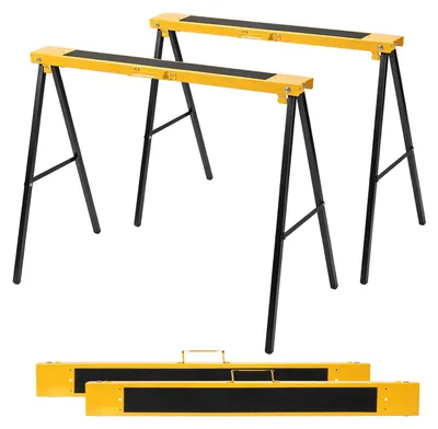Immagine prodotto di 2 cavalletti pieghevoli, con portata fino a 275 kg, set da 2