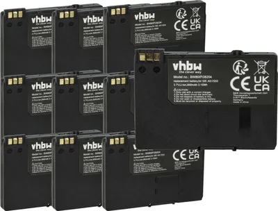 Produktbild von vhbw 10x Akku kompatibel mit Gigaset SX440, SX445 Handy Smartphone Telefon (850 mAh, 3,7 V, Li-Ion)