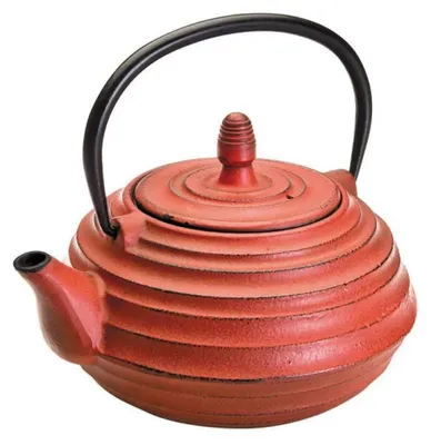 Productafbeelding van Ibili-Ceylan theeketel, gietijzer, 16,5x9,5 cm, 700 ml, rood