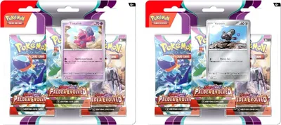 Produktbild von Pokémon TCG: SV02 Paldea Evolved - 3 Blister Booster