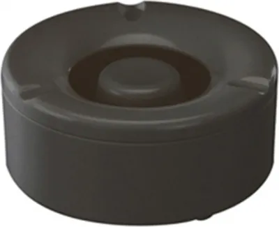 Produktbild von WACA® Aschenbecher schwarz, 1 St.