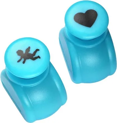 Zdjęcie produktu dla Zestaw dziurkaczy ozdobnych 1,8cm - serce i amorek