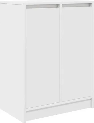 Produktbild von Schuhschrank Weiß 57x34x76 cm Holzwerkstoff