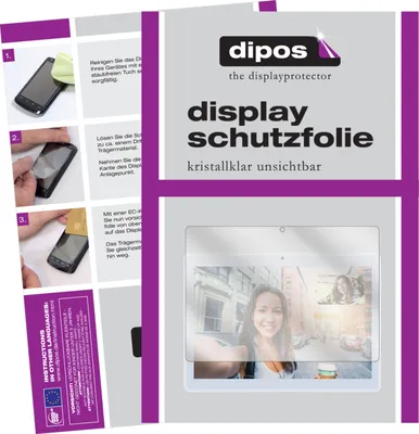 Produktbild von 2x Schutzfolie für XGODY TB02 9 Zoll klar Displayschutzfolie Folie Display Schutz dipos