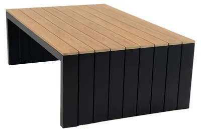 Produktbild von Lounge-Tisch Tulum | Schwarz & Tecon Teak