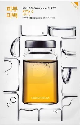 Obrázek produktu pro Holika Holika Osvěžující Maska s Vitaminem C pro Zářivou Plet - Skin Rescuer