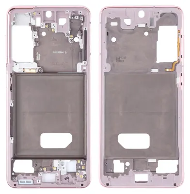 Immagine prodotto di Piastra della cornice centrale per Samsung Galaxy S21 Rosa Pezzo di ricambio