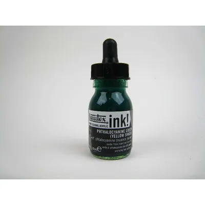 Produktbild von Liquitex Ink PHTHALOZYANINGRüN 30ml Acryl Airbrushfarbe 4260319