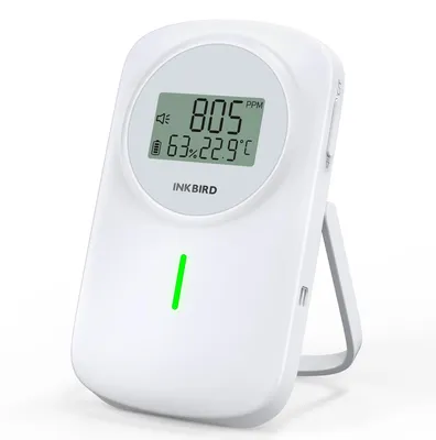 Obrázok produktu pre Integrovaný monitor kvality vzduchu, 3 v 1, s detektorom CO2, vysoká presnosť