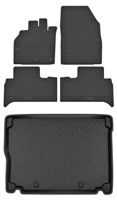 Immagine prodotto di Tappetini gomma SolidTread + bagagliaio per Renault Scenic III 2009-2016 5 pezzi