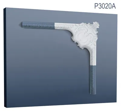 Produktbild von Orac Decor P3020A LUXXUS Eckelement Zierelement für Wandleiste P3020