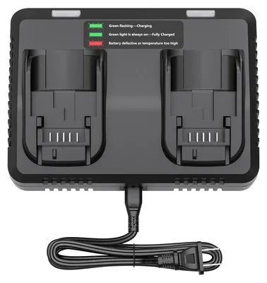 Image de Batterie d'une capacité de 6 000 mAh, compatible avec divers outils électriques, chargeur 6 A