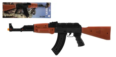 Image de Fusil à pompe ARMY en plastique, 62 cm, à piles, avec effets sonores et lumineux, sur carte