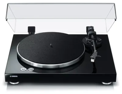 Produktbild von Yamaha TT-S303, Audio-Plattenspieler mit Riemenantrieb, Schwarz, Aluminium, 33 1/3,45 RPM, DC-Motor, 67 dB