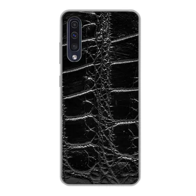 Produktbild von MuchoWow® Handyhülle Schutzhülle Hülle für Samsung Galaxy A50 Tiermuster - Krokodile - Leder Silikon Softcase Handy Hülle - Mobiltelefonhülle