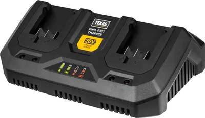 Produktbild von TEXAS 90063241 Doppel Schnellladegerät Ladegerät für 20 Volt Akkuserie