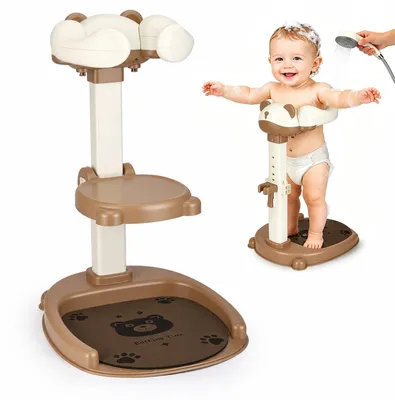 Produktbild von Babybad mit verstellbarem Duschaufsatz, Knijpbeschutzhalter, für Kinder, 1 Stück, für Zuhause