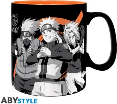 Immagine prodotto di NARUTO SHIPPUDEN - Tazza - 460 ml - Gruppo bianco e nero