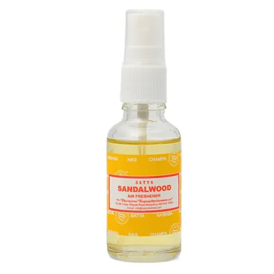 Produktbild von Satya Duftspray, Duftöl - Naturdüfte für Aromatherapie, Raumduft, Diffusor, Duftlampe, Autoduft (Sandalwood)