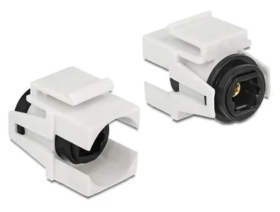 Zdjęcie produktu dla DeLOCK 86337, Biały, Toslink, Toslink, 21 mm, 25,3 mm, 15,6 mm