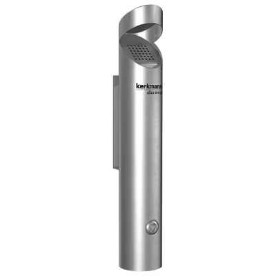 Immagine prodotto di kerkmann posacenere a muro Pio, 1,7 litri, acciaio inox
