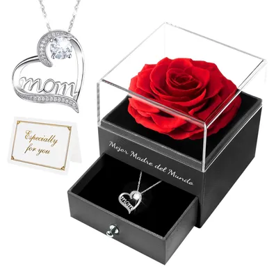 Produktbild von Echte Rosen in einem Terrarium – ein Geschenk zum Muttertag