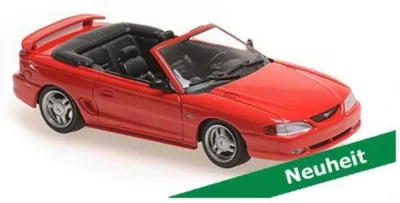 Produktbild von Minichamps 1:43 FORD MUSTANG CABRIOLET - 1994 - RED
