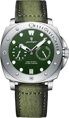 Imagen del producto de Reloj de moda para hombre, resistente al agua, con función luminosa, indicador de fecha, ideal para uso formal y casual. Reloj para hombre, con correa de nylon o cuero, movimiento de cuarzo. Relojes para hombre