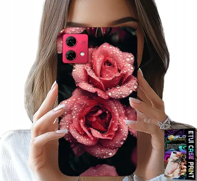 Obrázek produktu pro Pouzdro pro Motorola Edge 40 Neo - Krásné růžové růže, květinové vzory, pouzdro
