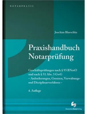 Immagine prodotto di Praxishandbuch Notarprüfung