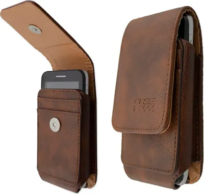 Immagine prodotto di Custodia in pelle con passante per cintura Alcatel 2008G marrone
