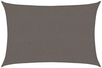 Obrázek produktu pro Stínicí plachta obdélníková – 2,5 x 4 m – antracitová – 160 g/m² HDPE – 90% ochrana proti UV záření – prodyšná a voděodolná sluneční plachta – včetně popruhů – do zahrady, na terasu a balkon