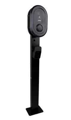 Immagine prodotto di Doppio supporto per Ratio Wallbox – Pali di montaggio in metallo, resistenti alle intemperie e verniciati a polvere, altezza 149 cm, nero