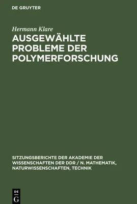 Produktbild von Ausgewählte Probleme der Polymerforschung