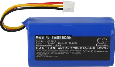 Produktbild von vhbw Akku kompatibel mit Grundig VCR 2330 Staubsauger (2600 mAh, 14,4 V, Li-Ion)