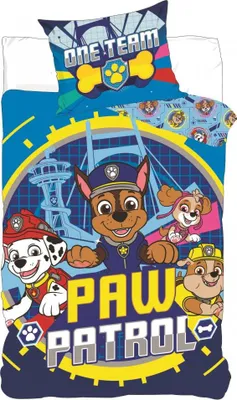 Produktbild von Paw Patrol Bettbezug One Team 140 x 200 cm 70 x 90 cm