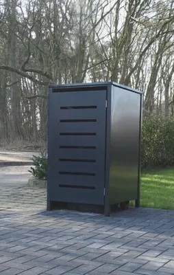 Produktbild von 1x Easy Tailor Mülltonnenbox für 120 Liter Mülltonnen Anthrazit RAL 7016
