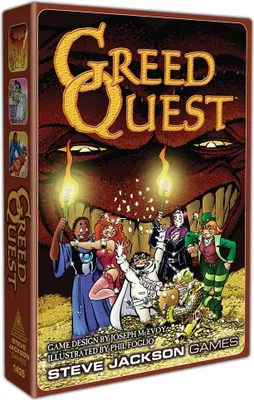 Immagine prodotto di GreedQuest - Gioco di carte - inglese - Steve Jackson Games
