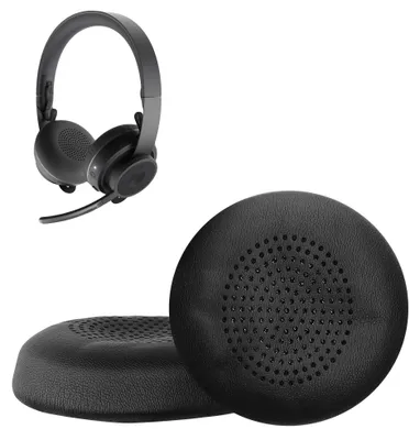 Produktbild von kwmobile 2x Ohr Polster für Logitech Zone 900 / Zone Wireless Plus Ohrpolster - Ersatz Ohrpolster - Kopfhörer Ersatzteile - Kopfhörer Ersatzpolster