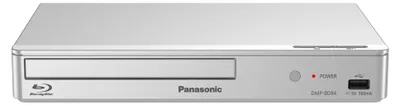 Immagine prodotto di Panasonic DMP-BD84EG-S Smart Network Lettore Blu-ray/DVD 2D, app Internet, audio ad alta risoluzione, riproduzione da disco rigido esterno, USB, Ethernet, k