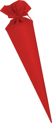 Produktbild von Goldbuch Bastelschultüte 70cm mit farbigem Filzverschluss rot