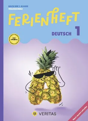 Immagine prodotto di Deutsch Ferienhefte - Ferienheft 1. Klasse Volksschule - Mit eingelegtem Lösungsheft